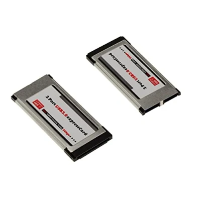 Afbeelding van KALEA INFORMATIQUE Express Card 34 mm EXPRESSCARD naar USB 3.0 2 poorten USB3 SUPERSPEED 5G met NEC D720202 chipset Vlak.