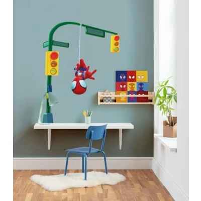 Afbeelding van Komar Spidey and His Amazing Friends Lamp Swing muursticker Afmetingen: 50 x 70 cm Marvel kinderkamer