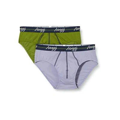Image de Sloggi Slip Start Midi C2P Box pour homme, Taupe Combinaison foncée, 2