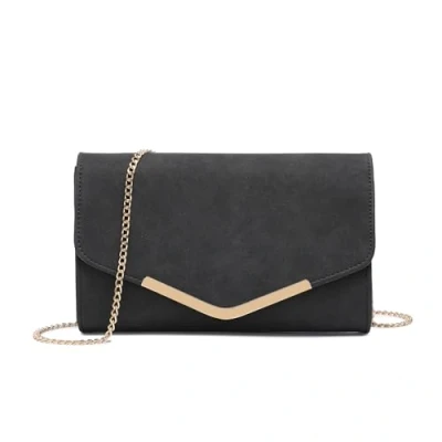 Afbeelding van Miss Lulu elegante clutch voor dames, leren en clutch, damestas, ceremoniële tas, 1 2 beige, Taglia unica, Eén maat