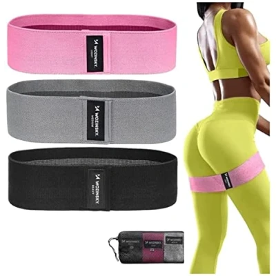 Afbeelding van Weerstandsbanden Booty band Resistance Fitness elastiek 3 Stuks