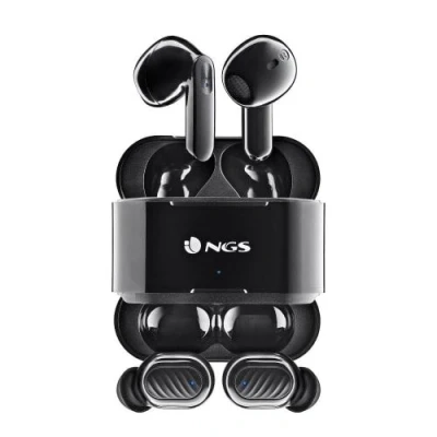 Image de Écouteur NGS Artica Duo ELEC HEADP 0390 Sans Fil Bluetooth Intra Auriculaire Avec Microphone Noir