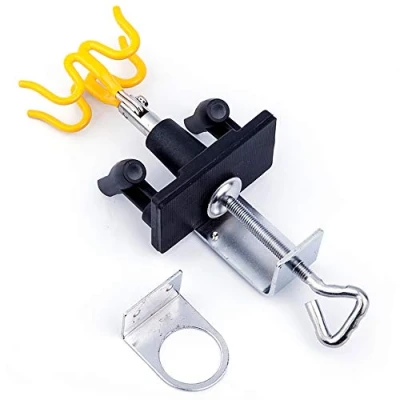 Afbeelding van Fengda Airbrush houder BD 15 tafelrand klempistool vasthouden 4 airbrushpistool