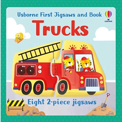 Afbeelding van Usborne First Jigsaws and Book Book: Trucks