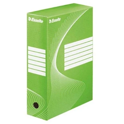 Afbeelding van Esselte 128424 archiefdozen, rug 100 mm, groen, 25 stuks