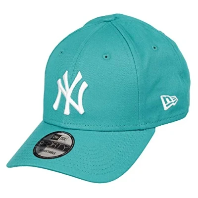 Afbeelding van New Era Cap verstelbaar 9Forty MLB Baseball heren dames man vrouw zomer one Size, Yankees turquoise, size