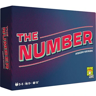 Afbeelding van The Number (FR) Een kaartspel van Repo Games 2 tot 5 spelers gezelschapsspel voor het gezin ca. 10 minuten kinderen en volwassenen 8+ Engels/Frans