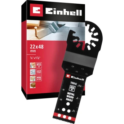 Afbeelding van Einhell 708042 Tauchsägeblatt BIM Met, 22mm Bimetaal Multitool toebehorenset 22 mm 1 stuk(s)