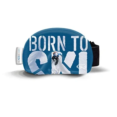 Afbeelding van SOGGLE Microvezel skibrilhoes (één maat) Kleur: Text Born to ski