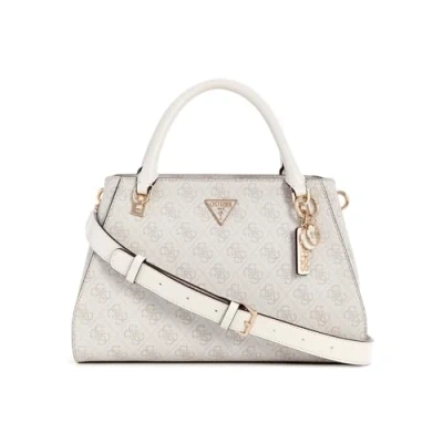 Afbeelding van GUESS Schoudertas Handtas Noelle Girlfriend Satchel Dove Logo Oud roze