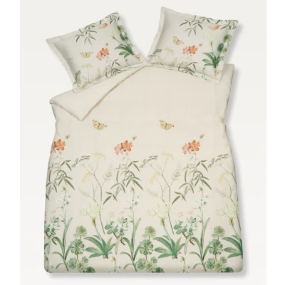Afbeelding van Vandyck DBO Flower Garden Cream Tan 140x200