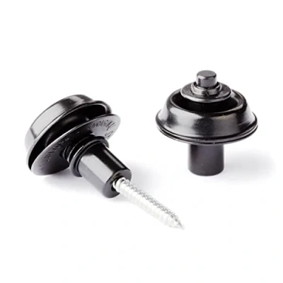 Afbeelding van Dunlop Straplok zwart Flush Mount Accessoire voor gitaren