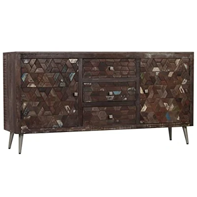 Image de vidaXL Buffet Bois de récupération solide 160x40x80 cm245917