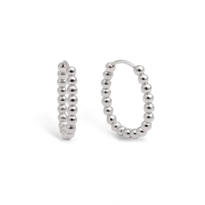 Afbeelding van Singularu DANA DOTS Oorbellen silvercoloured, Dames, Maat: One Size, Silver coloured