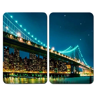 Afbeelding van Snijplank Wenko Brooklyn Bridge 30 x 52 cm (2 Stuks)