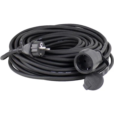 Afbeelding van AS Schwabe 60335 Stroom Verlengkabel Zwart 15.00 m H07RN F 3G 1,5 mm²
