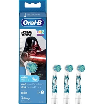 Afbeelding van Borstel vervanger Oral B Stages Power Star Wars 3 Stuks