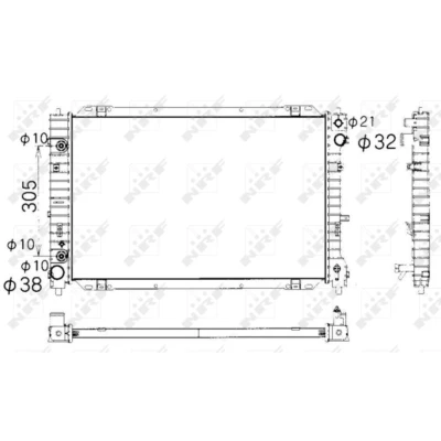 Afbeelding van Radiateur NRF 53377
