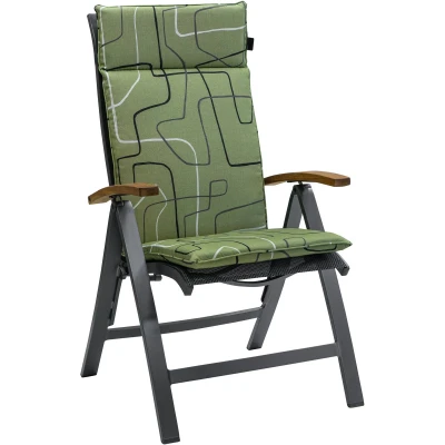 Afbeelding van Tuinkussen Madison Fiber hoog 125x50cm groen