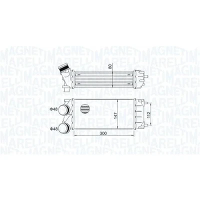 Afbeelding van MAGNETI MARELLI 351319204920 Intercooler PEUGEOT: 5008 I