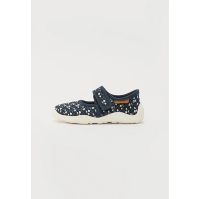 Afbeelding van Bisgaard Maddy Ballerina&#039;s met enkelbandjes voor kinderen, Maat: 35, Wild flower blue Textiel