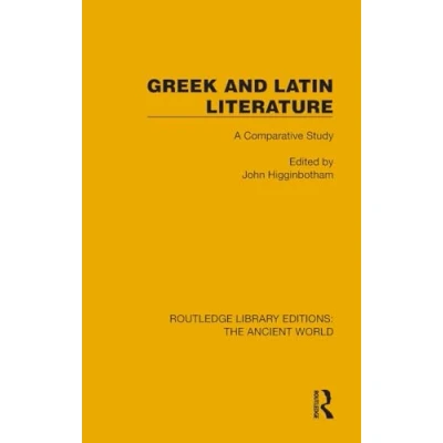 Afbeelding van Routledge Library Editions: The Ancient World Greek and Latin Literature