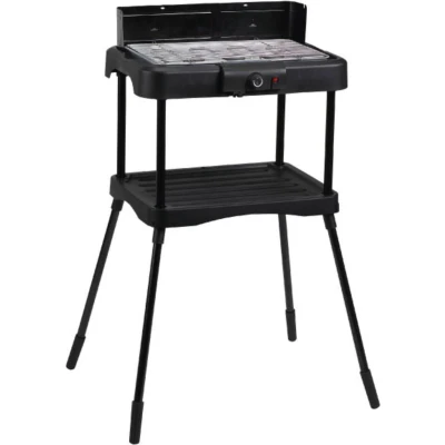 Afbeelding van Benson BBQ elektrisch 2 in 1 Veelzijdige Binnen en Buiten Barbecue