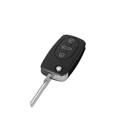 Afbeelding van Sleutelhoes voor Audi A3 S3 A4 S4 A2 A6 S6 RS6 A8 TT 3 toetsen vouwafstandsbediening met lemmet Phonillico®