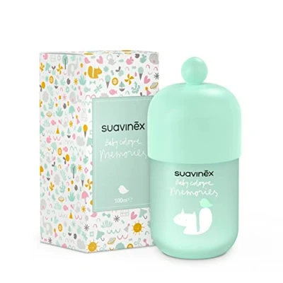 Afbeelding van Suavinex Baby Cologne Memories Alcoholarm eau de toilette voor baby&#039;s, geeft geen vlekken op kleding, nieuwe fles, 100 ml