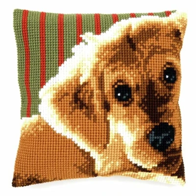 Afbeelding van Vervaco kruissteekkussen Lieve pup 0158555