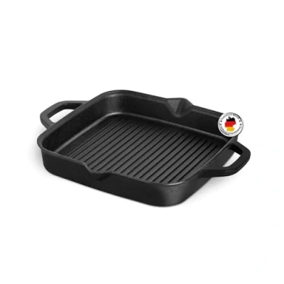 Afbeelding van Burnhard Gietijzeren Grillpan 30 cm Steakpan