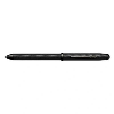 Afbeelding van Cross Tech3+ geborsteld zwart PVD multifunctionele pen met stylus en 0,5 mm lood