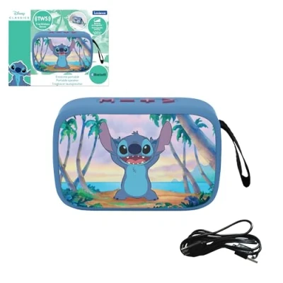 Image de Enceinte portable Bluetooth Lexibook Disney Stitch