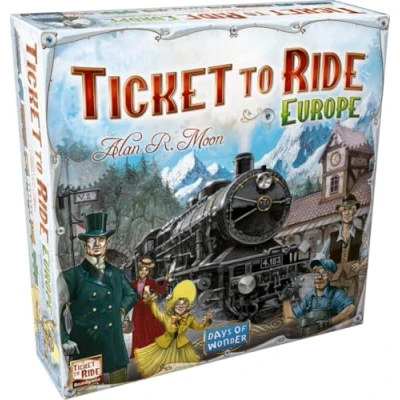 Afbeelding van Days of Wonder Ticket to Ride Europa Rail avonturiers Europe Engelse versie taal