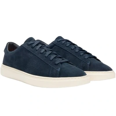 Afbeelding van BOSS Kieran TENN Sneakers laag, Heren, Maat: 42, Dark blue Veloursleer