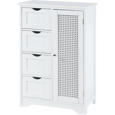 Afbeelding van Badkamerkast Karlsøy 80x55x30 cm wit