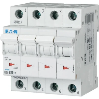 Afbeelding van Eaton krachtgroep 3 polignul 50A B karakteristiek PLS6 B503N