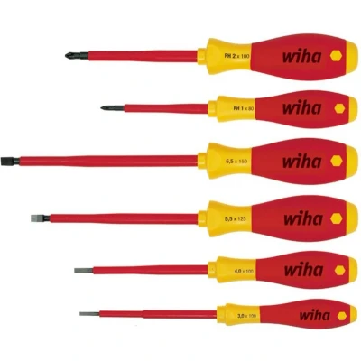 Afbeelding van Wiha 320N K6 SoftFinish VDE 6 delige schroevendraaierset