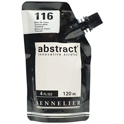 Afbeelding van Sennelier Acrylverf in zak, titaniumwit