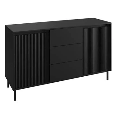 Afbeelding van Meubella Dressoir Orvana Zwart 153 cm