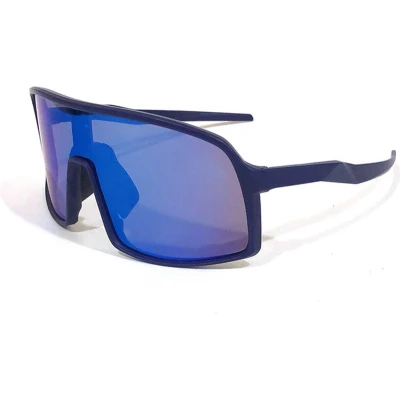Afbeelding van Garpex® Fietsbril Sportbril Polaroid Zonnebril Racefiets Mountainbike Motor Donkerblauw Frame Blauwe Glazen