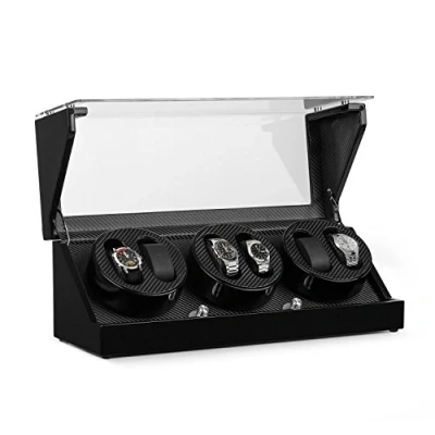 Afbeelding van Klarstein Horlogewinder 6 Horloges Carbonoptiek
