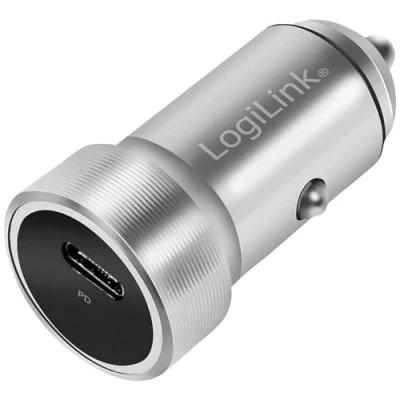Afbeelding van LogiLink PA0260 USB oplader 20 W Auto Uitgangsstroom (max.) 3000 mA Aantal uitgangen: 1 x C bus (Power Delivery) Power Delivery (USB PD)