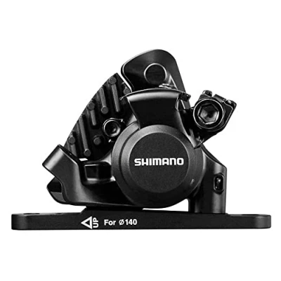 Afbeelding van Shimano Schijfremklauw Br rs305 Flatmount Voorzijde Zwart