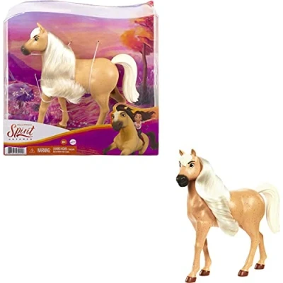 Afbeelding van Mattel Spirit Amerikaans Werkpaard Stallion Licht Bruin Paard