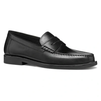 Afbeelding van Geox Recanati Instappers, Heren, Maat: 41, Black Kalfsleer