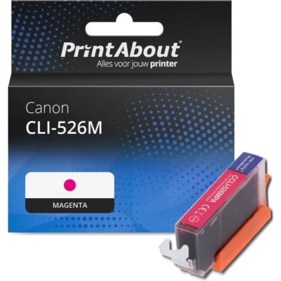 Afbeelding van Huismerk Canon CLI 526M Inktcartridge Magenta