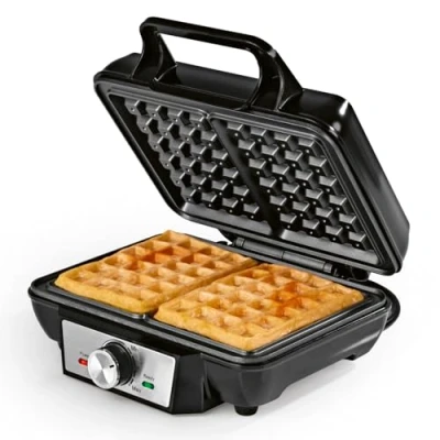 Afbeelding van GOURMETmaxx wafelijzer voor Belgische wafels