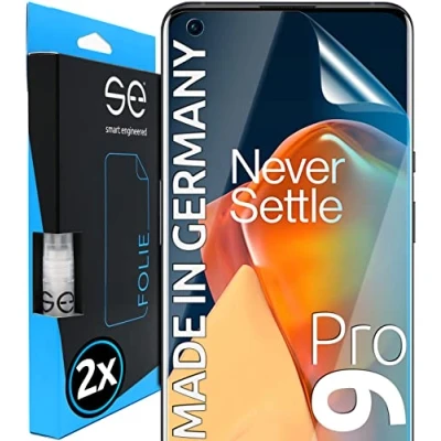 Afbeelding van s.e 2 stuks OnePlus 9 Pro displaybeschermfolie met positioneringshulp, 1 + transparant alternatief 9Pro