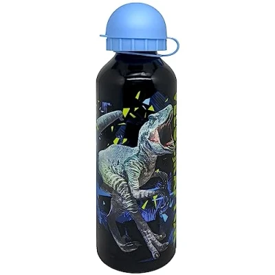 Afbeelding van Julian Ross Dinosaurus Velociraptor aluminium drinkfles, 500 ml, voor kinderen, robuust